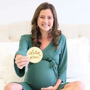 Caden lane emerald green mommy robe